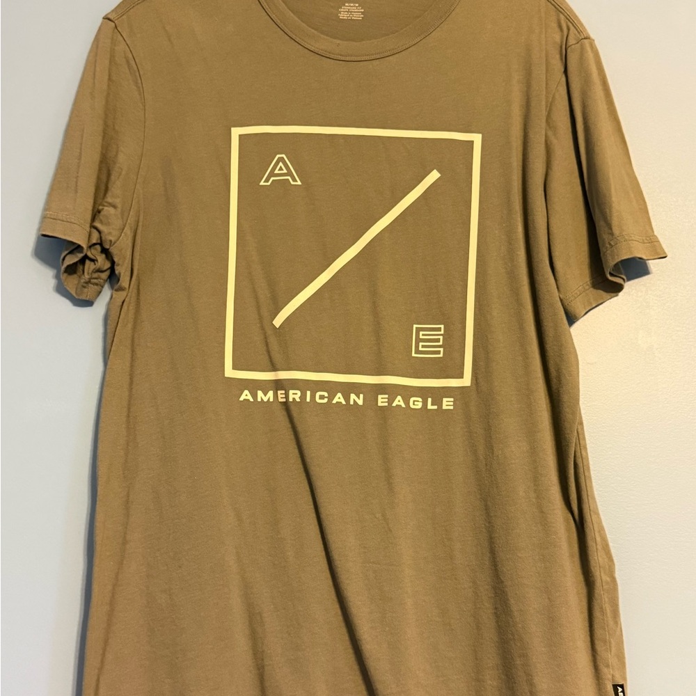 American Eagle Outfitters Grey Graphic Tee